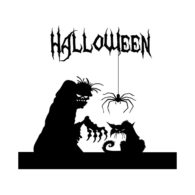 Halloween Logo 45 vinyl decal